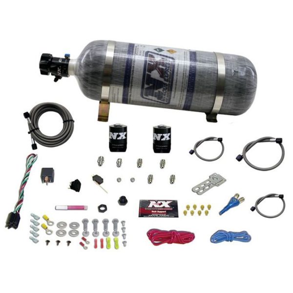 Nitrous SHARK SHO 400 HP SINGLE NOZZLE SYSTEM WITH COMPOSITE BOTTLE