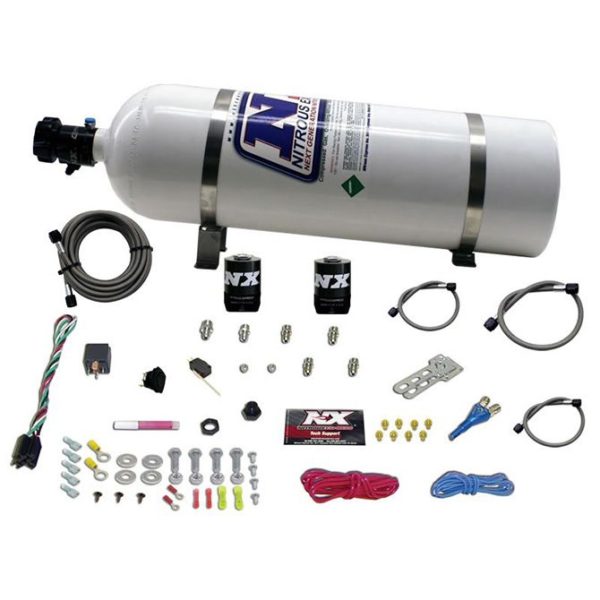 Nitrous SHARK SHO 400 HP SINGLE NOZZLE SYSTEM WITH 15LB BOTTLE