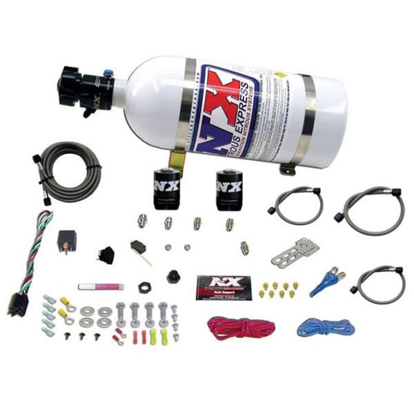 Nitrous FORD EFI RACE (100-150-200-250HP) SINGLE NOZZLE WITH 10LB BOTTLE