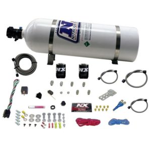 Nitrous GM EFI RACE (100-150-200-250HP) SINGLE NOZZLE WITH 15LB BOTTLE