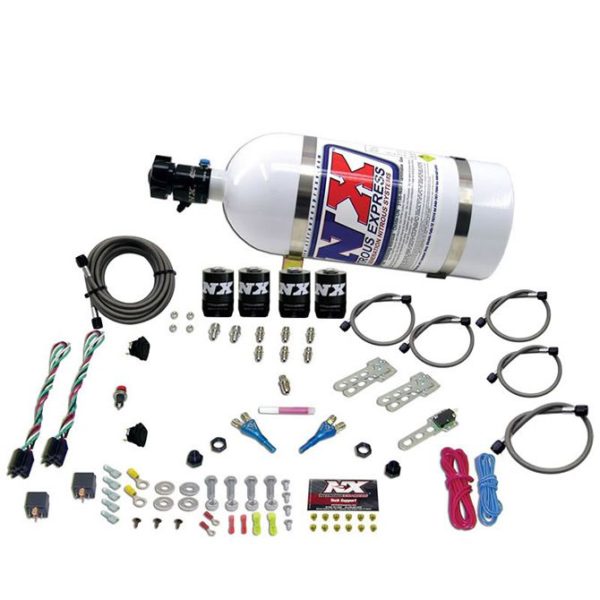 Nitrous FORD EFI DUAL STAGE (50-75-100-150HP X 2) WITH 10LB BOTTLE
