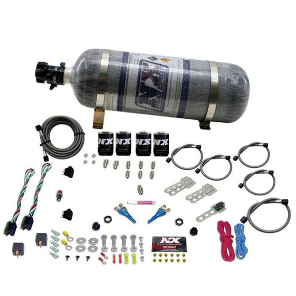 Nitrous FORD EFI DUAL STAGE (50-75-100-150HP X 2) WITH COMPOSITE BOTTLE
