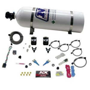 Nitrous DODGE 92- 95 TBI (50-75-100-125HP) DUAL NOZZLE WITH 15LB BOTTLE