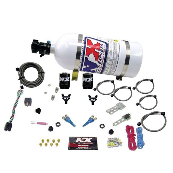 Nitrous GM EFI DUAL NOZZLE (100-300HP) WITH 10LB BOTTLE