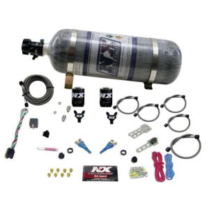 Nitrous DODGE EFI FULL RACE (100-150-200-300HP) DUAL NOZZLE WITH COMPOSITE BOTTLE