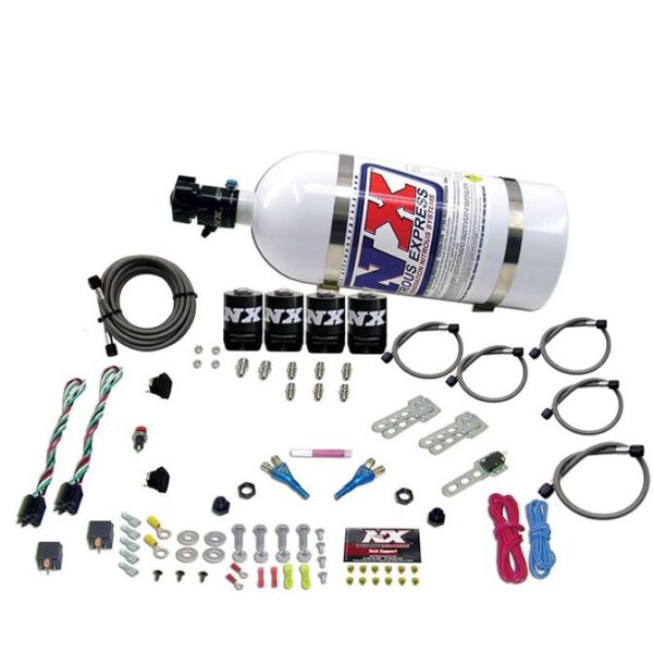 Nitrous DODGE EFI DUAL STAGE (50-75-100-150HP) X 2 WITH 10LB BOTTLE