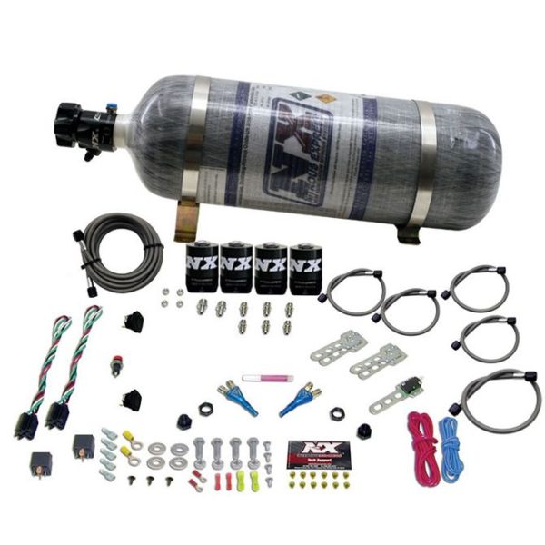 Nitrous DODGE EFI DUAL STAGE (50-75-100-150HP) X 2 WITH COMPOSITE BOTTLE