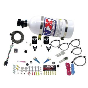 Nitrous DUAL NOZZLE SPORT COMPACT SYSTEM W/ 10LB BOTTLE (35-50-75HP)