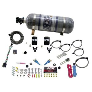 Nitrous DUAL NOZZLE SPORT COMPACT SYSTEM W/ 12LB BOTTLE (35-50-75HP)