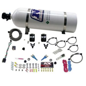 Nitrous DUAL NOZZLE SPORT COMPACT SYSTEM W/ 15LB BOTTLE (35-50-75HP)