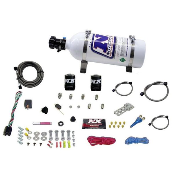 Nitrous UNIVERSAL SYSTEM FOR EFI (ALL SINGLE NOZZLE APPLICATION) WITH 5LB BOTTLE