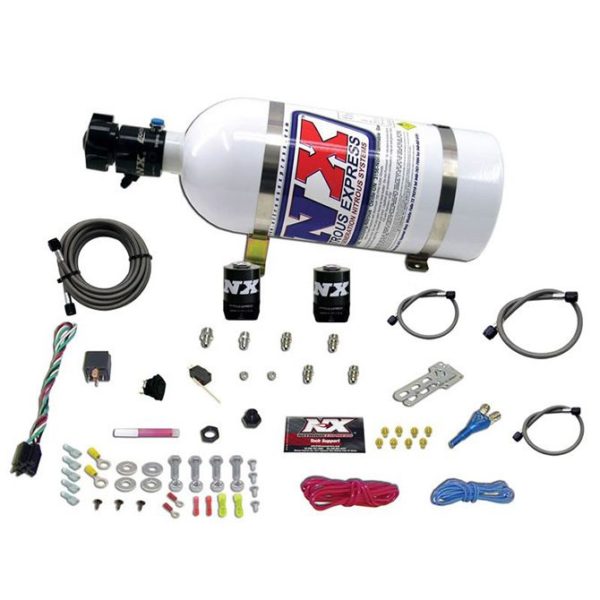 Nitrous UNIVERSAL SYSTEM FOR EFI (ALL SINGLE NOZZLE APPLICATION) WITH 10LB BOTTLE