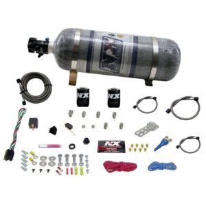 Nitrous UNIVERSAL SINGLE NOZZLE SYSTEM FOR EFI WITH COMPOSITE BOTTLE