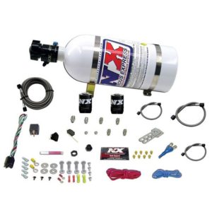 Nitrous E85 UNIVERSAL SYSTEM FOR EFI (SINGLE NOZZLE APPLICATION) WITH 10LB BOTTLE