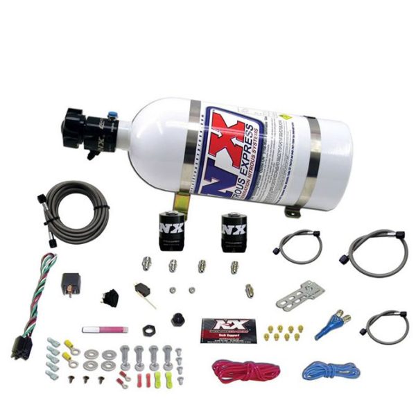 Nitrous ALL FORD EFI SINGLE NOZZLE SYSTEM (35-50-75-100-150 HP) WITH 10LB BOTTLE