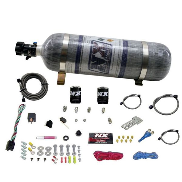 Nitrous ALL FORD EFI SINGLE NOZZLE SYSTEM WITH COMPOSITE BOTTLE