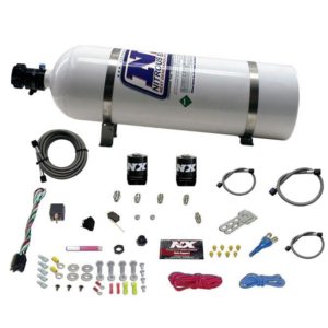 Nitrous ALL FORD EFI SINGLE NOZZLE SYSTEM (35-50-75-100-150 HP) WITH 15LB BOTTLE