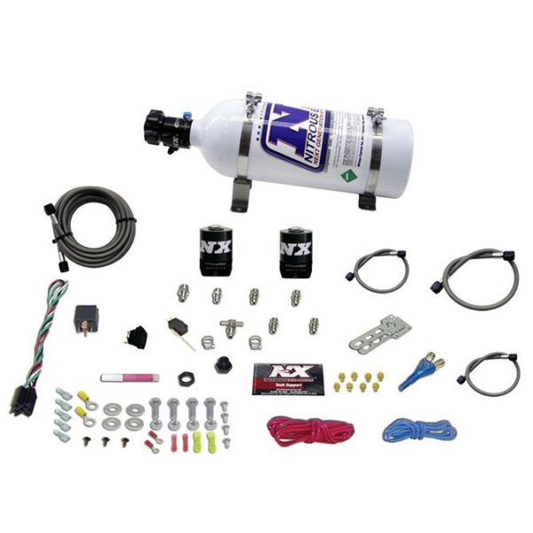 Nitrous ALL SPORT COMPACT EFI SINGLE NOZZLE SYSTEM (35-50-75 HP) WITH 5LB BOTTLE
