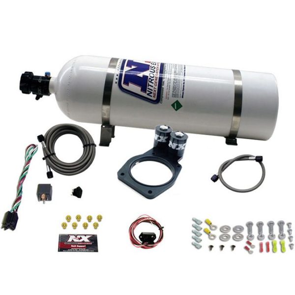 Nitrous 5TH GEN CAMARO PLATE SYSTEM (50-150HP) 200HP-225HP JETTING AVAILABLE 15LB BOTTLE
