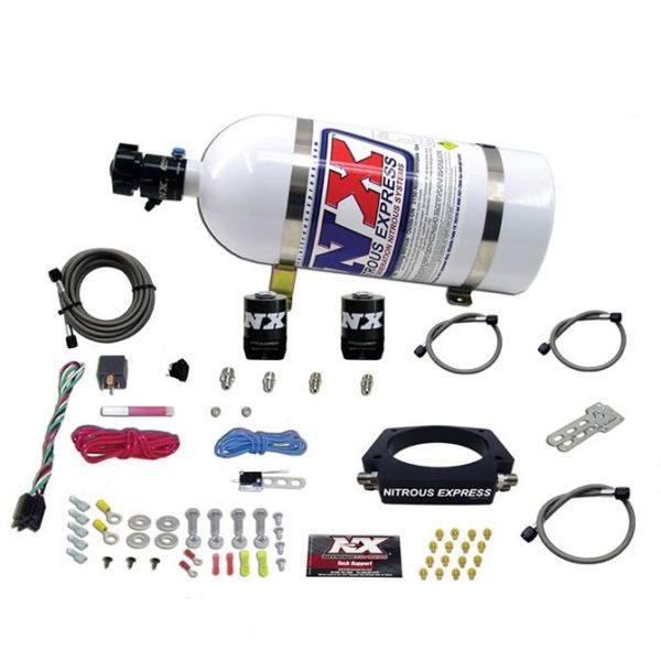 Nitrous LS 90mm PLATE SYSTEM (50-400HP) W/ 10LB BOTTLE