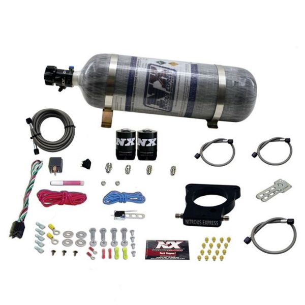 Nitrous LS 78MM 3-BOLT PLATE SYSTEM (50-350HP) W/ 12LB COMPOSITE BOTTLE