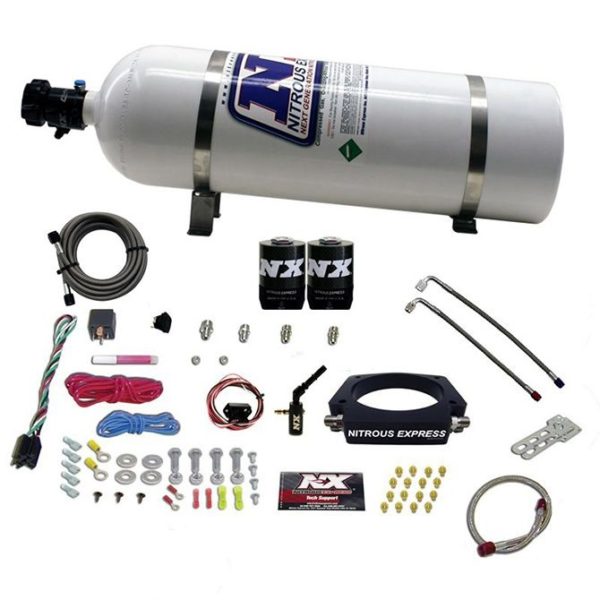 Nitrous 2014-NEWER GM 6.2L TRUCK NITROUS PLATE SYSTEM (35-300HP) W/ 15LB BOTTLE