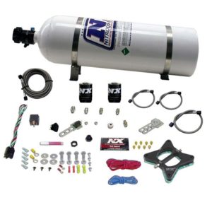 Nitrous 4.6L 2 VALVE PLATE SYSTEM WITH 15LB BOTTLE