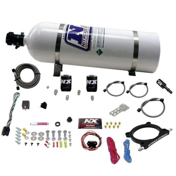 Nitrous 5.0 COYOTE HIGH OUTPUT PLATE SYSTEM (50-250HP) W/ 15LB BOTTLE