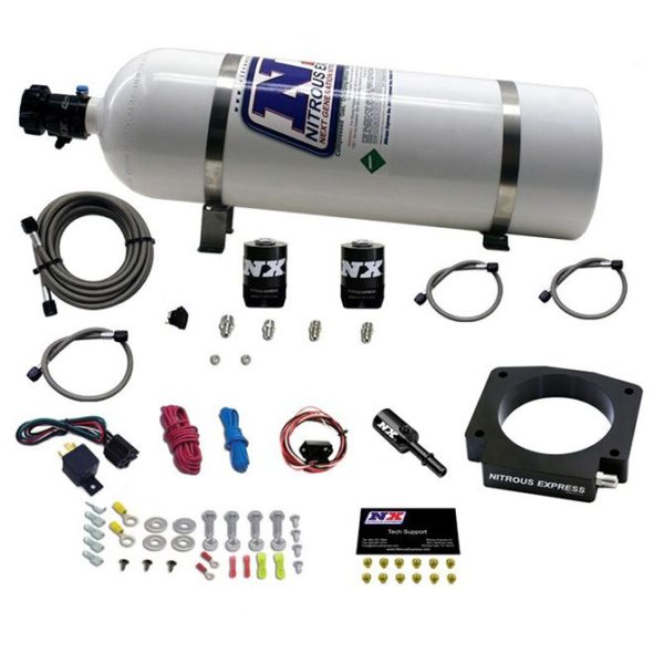 Nitrous NITROUS PLATE SYSTEM- GT350 5.2L - 15LB BOTTLE