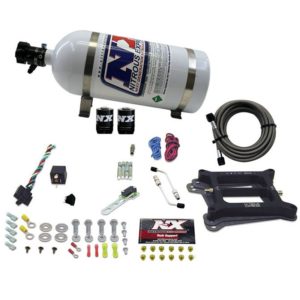 Nitrous 4150 4-BBL/GASOLINE (50-100-150-200-250-300HP) WITH 10LB BOTTLE