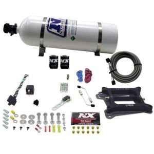 Nitrous 4150 4-BBL/GASOLINE (50-100-150-200-250-300HP) WITH 15LB BOTTLE