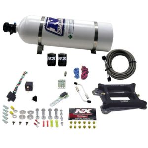 Nitrous 4150 4-BBL/ALCOHOL (50-100-150-200-250-300HP) WITH 15LB BOTTLE