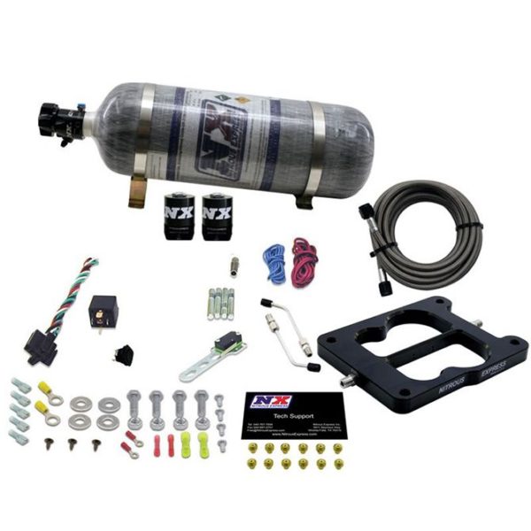 Nitrous Q-JET/HOLLEY SPREAD BORE (50-100-150-200-250-300HP) WITH COMPOSITE BOTTLE