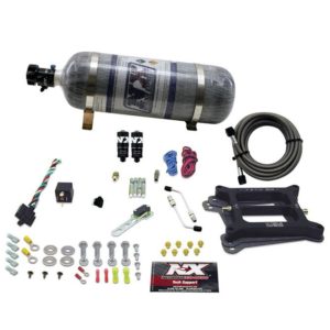 Nitrous 4150 HITMAN PLUS 4-BBL (50-100-150-200HP) WITH COMPOSITE BOTTLE