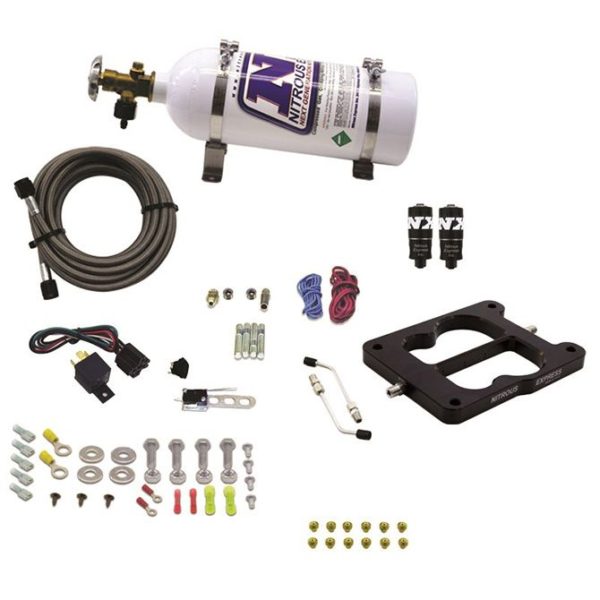 Nitrous Q-JET/HOLLEY SPREAD BORE HITMAN (100-150-200HP) WITH COMPOSITE BOTTLE