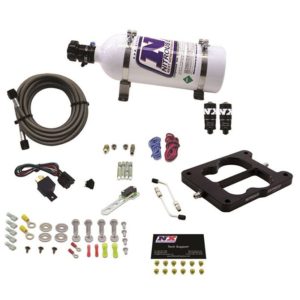 Nitrous Q-JET/HOLLEY SPREAD BORE HITMAN PLUS (50-100-150-200HP) WITH 5LB BOTTLE