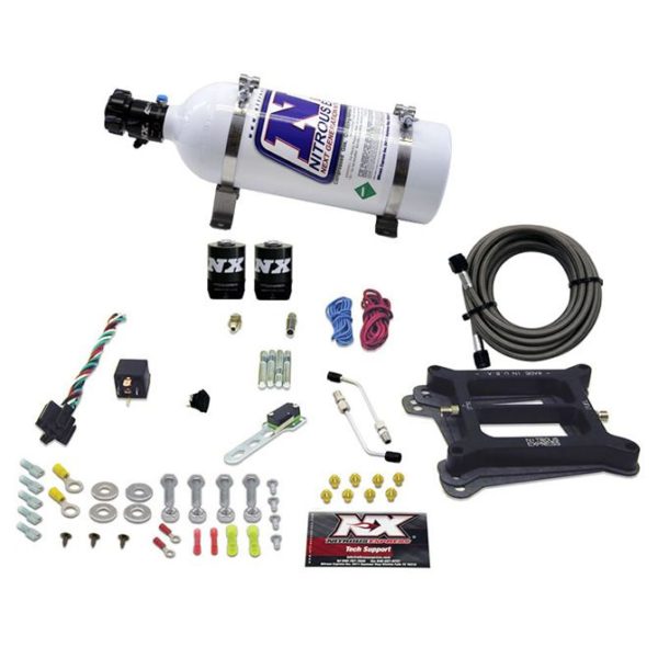 Nitrous 4150 4-BBL/GASOLINE (100-200-300-400-500HP) WITH 5LB BOTTLE