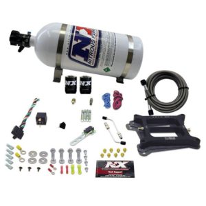 Nitrous 4150 4-BBL/GASOLINE (100-200-300-400-500HP) WITH 10LB BOTTLE