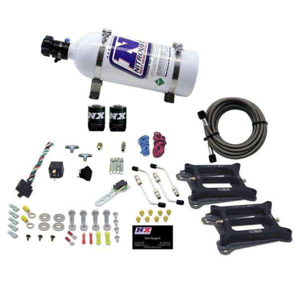 Nitrous DUAL HOLLEY/GASOLINE (100-200-300-400-500HP) WITH 5LB BOTTLE