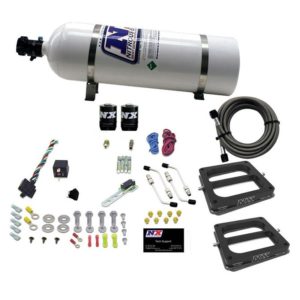 Nitrous DUAL DOM/GAS (100-200-300-400-500HP) WITH 15LB BOTTLE