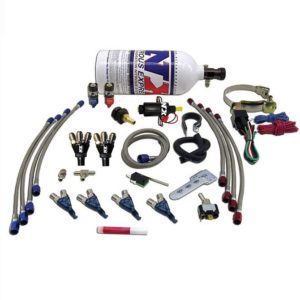 Nitrous FOUR CYLINDER "PIRANHA" SYSTEM, 2.5 LB