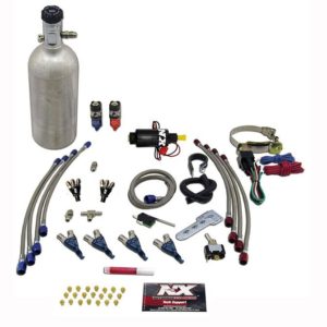 Nitrous FOUR CYLINDER "PIRANHA" SYSTEM (FOR EFI APPLICATIONS), 1.4 LB