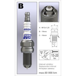 BRISK PREMIUM EVO SPARK PLUG