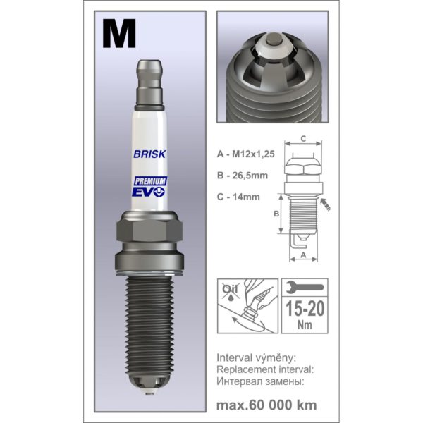 BRISK PREMIUM EVO SPARK PLUG