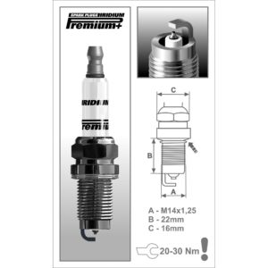 BRISK PERFORMANCE IRIDIUM SPARK PLUG