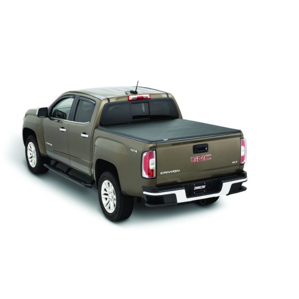 Tonno Pro Tonno Fold 42-210 Tri-Fold Soft Tonneau Cover for 2019-2020 Ram 1500, Excl Beds with Rambox Cargo Mgmt and Multifunction Tailgate| Fits 6.4 Ft. Bed