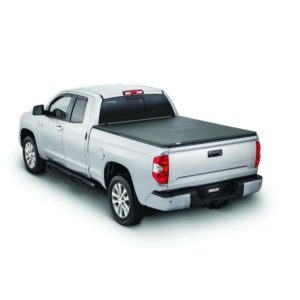 Tonno Pro Tonno Fold 42-400 Tri-Fold Soft Tonneau Cover for 2004-2020 Nissan Titan | Fits 5.5 Ft. Bed | Includes 42-498 Utility Track Bracket Kit