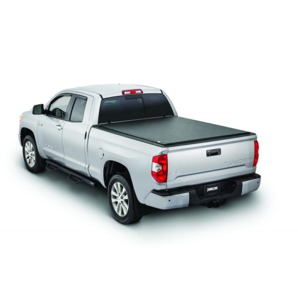 Tonno Pro LR-5015 Lo-Roll Vinyl Rollup Truck Bed Cover for 2007-2020 Toyota Tundra | Fits 8 Ft. Bed