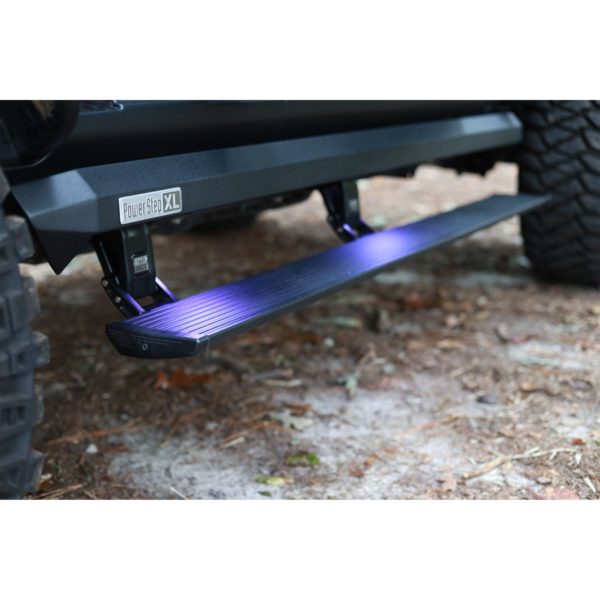 AMP Research 77154-01A PowerStep XL Electric Running Boards Plug N Play System for 2014-2018 Silverado/Sierra 1500 (Incl 2019 Silverado LD/Sierra Limited), 2015-2019 Silverado/Sierra 2500/3500, Gas Only, Crew Cab