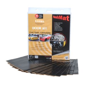 Door Kit - Stealth Black Foil with Self-Adhesive Butyl-10 Sheets 12inx12in ea 10 sq ft